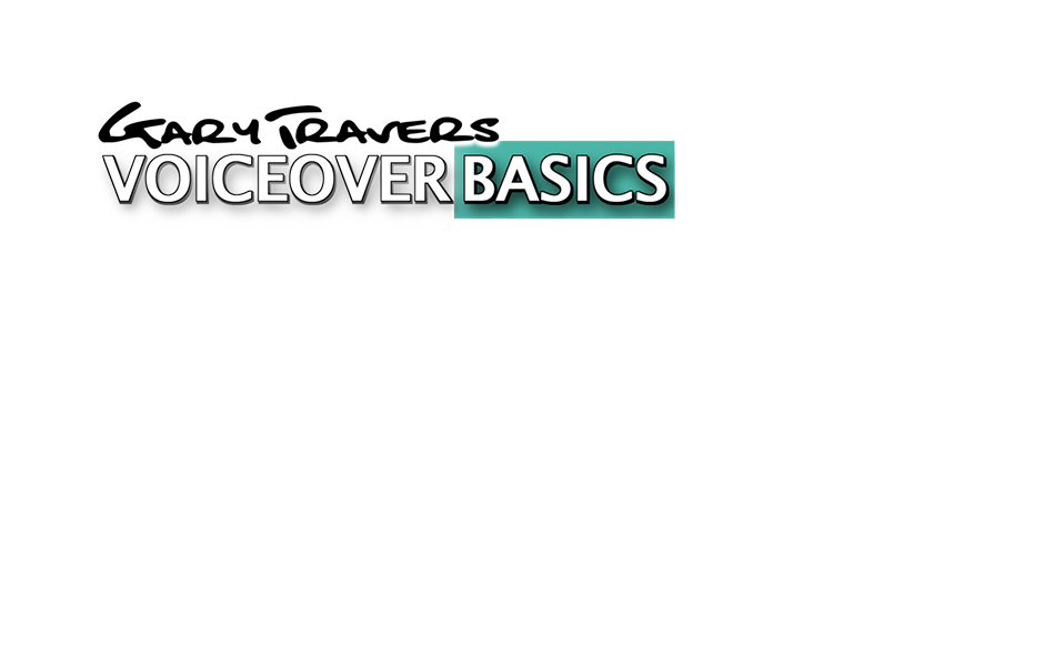 logo of Gary Travers' VoiceOver Basics' for Professional voiceover training